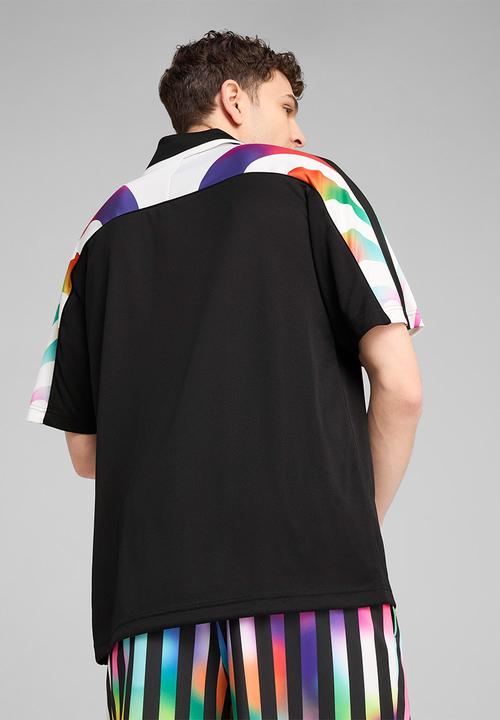 PUMA - Equal love confederation football jersey - black