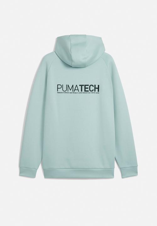 PUMA - Pumatech Graphic Relaxed Hoodie DK Moder - blue