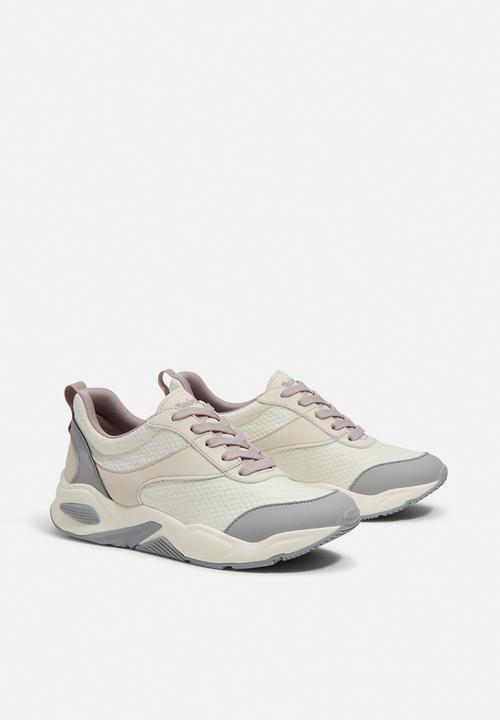 Timberland - Delphiville low lace up sneaker - natural mesh
