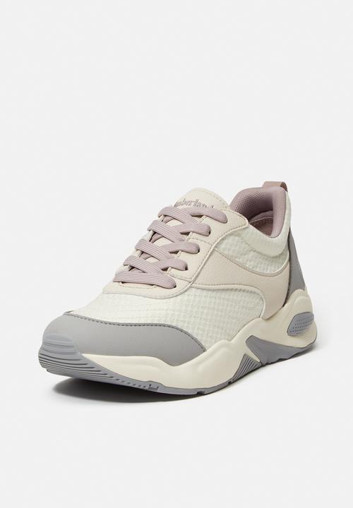 Timberland - Delphiville low lace up sneaker - natural mesh