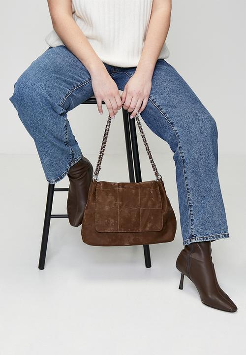 Tessa Design - Astrid Chain Handle Shoulder Bag - Brown