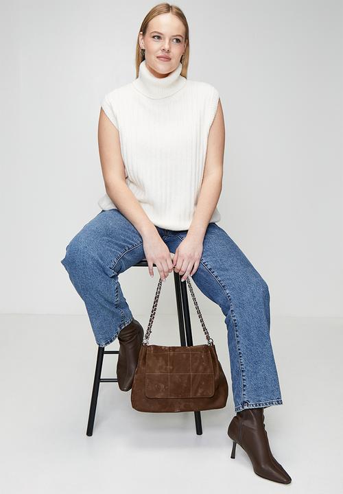 Tessa Design - Astrid Chain Handle Shoulder Bag - Brown