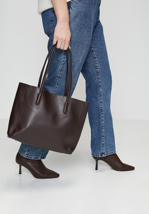 Tessa Design - Anouk Structured Shopper Bag - Brown