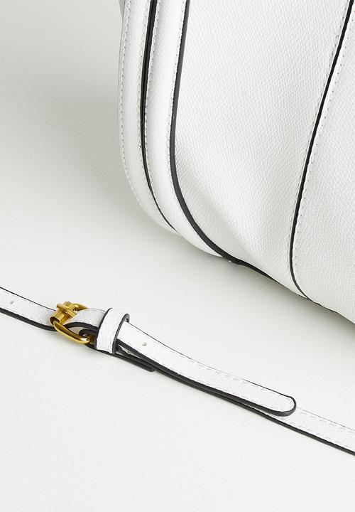 Tessa Design - Ashlyn Top Handle Crossbody Bag - White
