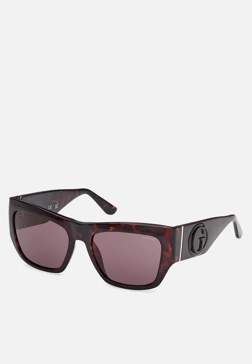 GUESS - Square Shape Sunglasses 54 mm - Dark Havana