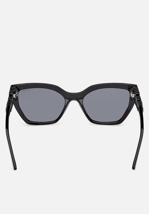 GUESS - Cat Eye Shape Sunglasses 55 mm - Shiny Black