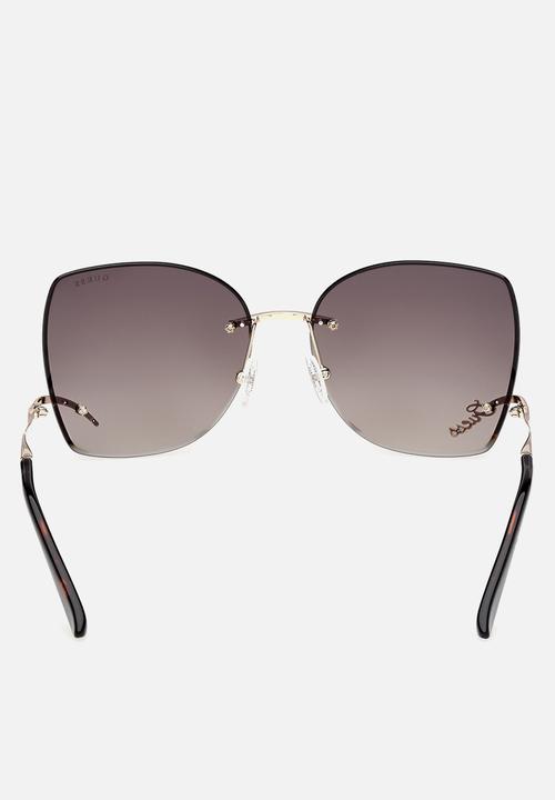 GUESS - Square Shape Sunglasses 60 mm - Gold