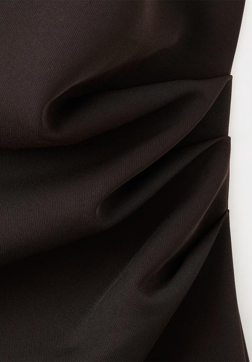 MANGO - Dress delia - brown