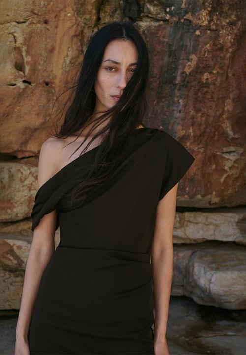 MANGO - Dress delia - brown