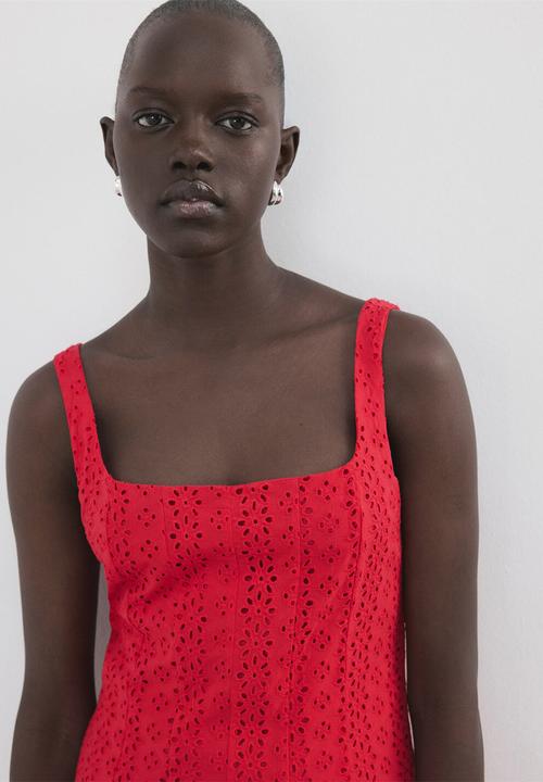 MANGO - Dress cardio - red