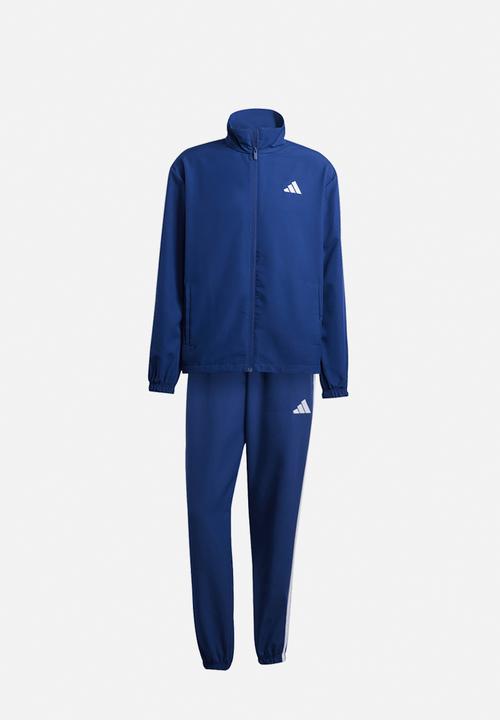 adidas Performance - 3-Stripe Woven Training Tracksuit Set - Dark Blue
