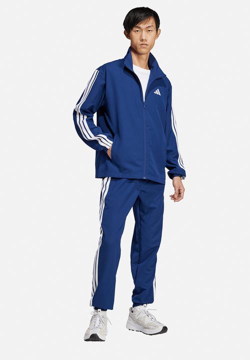 adidas Performance - 3-Stripe Woven Training Tracksuit Set - Dark Blue
