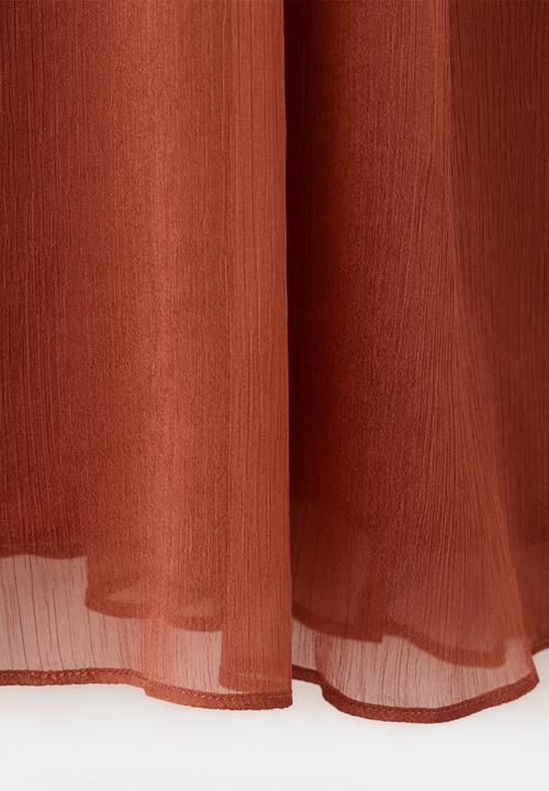 MANGO - Dress sofia - medium orange