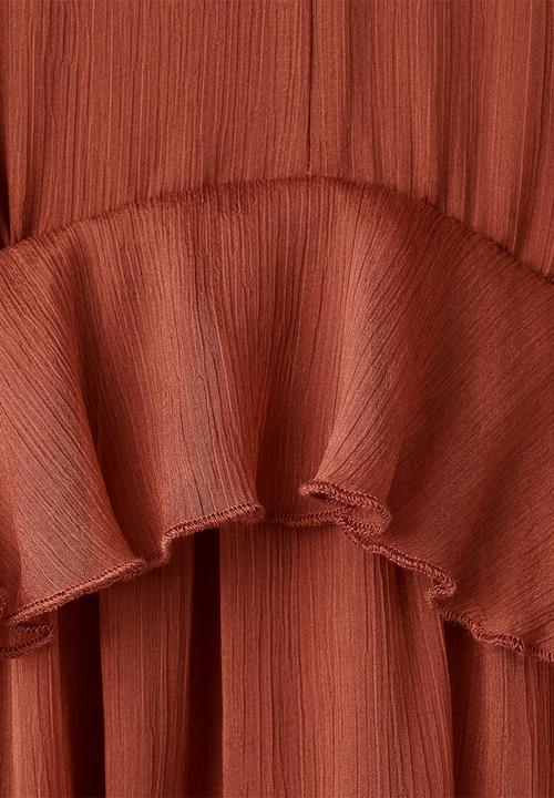 MANGO - Dress sofia - medium orange