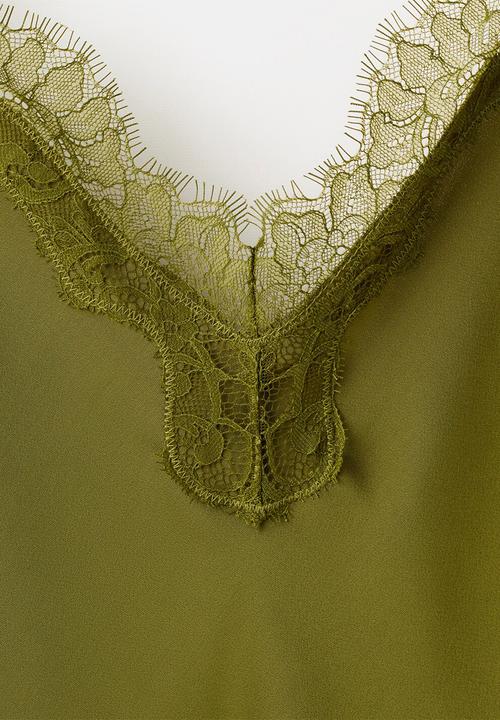MANGO - Dress easy - green