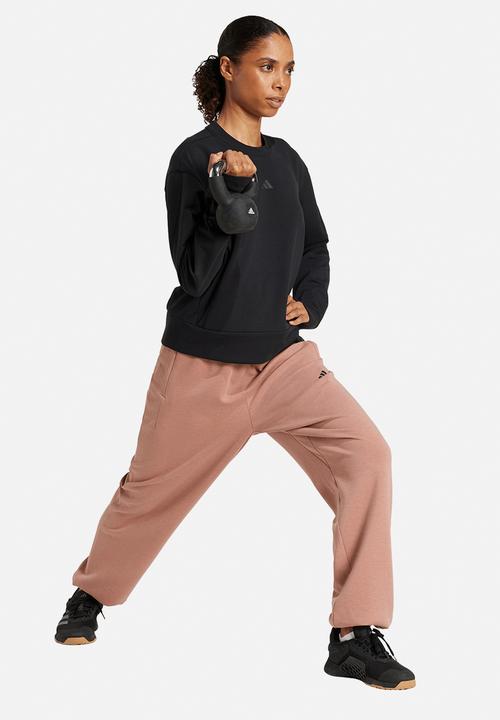 adidas Performance - D4T KNIT CREW - black