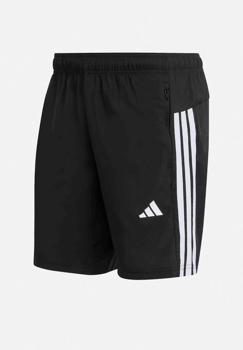 adidas Performance - Workout Essentials Base 3 Stripes Woven Short  - Black/white