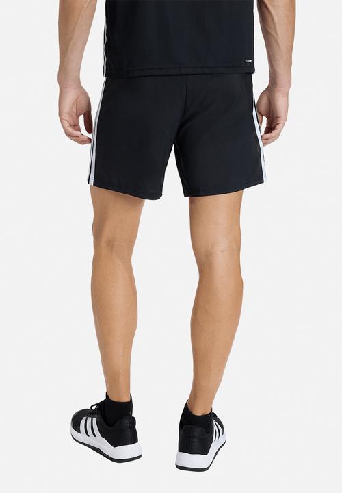 adidas Performance - Workout Essentials Base 3 Stripes Woven Short  - Black/white