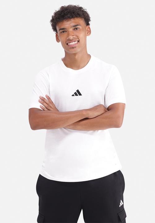 adidas Performance - Small Logo SJ Tee  - white/black