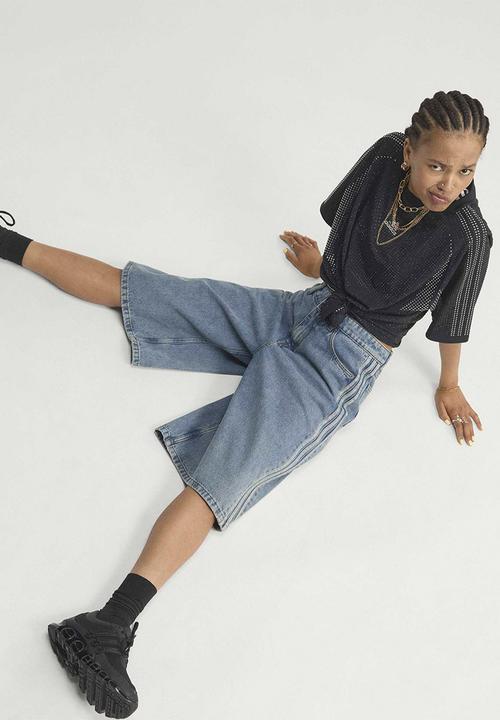 adidas Originals - Jorts D - Worn Blue Denim