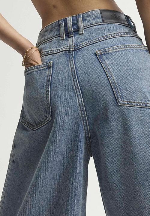 adidas Originals - Jorts D - Worn Blue Denim