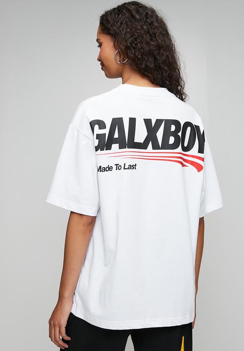 GALXBOY - CALL ME MINI T-SHIRT - WHITE
