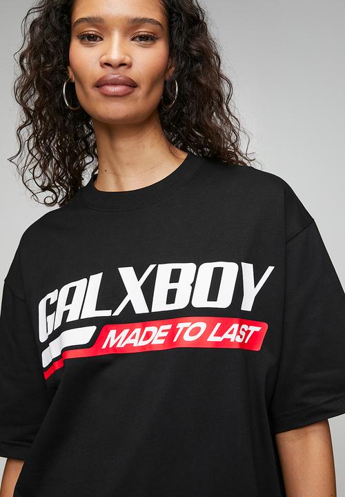 GALXBOY - DIRECT T-SHIRT  - BLACK