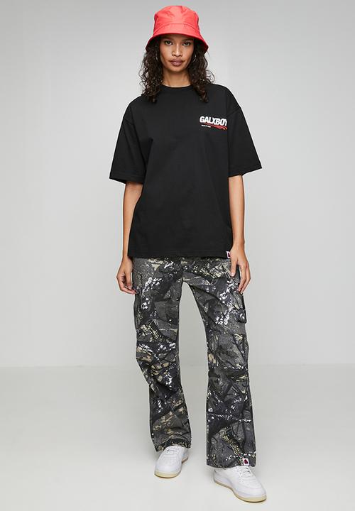GALXBOY - CALL ME MINI T-SHIRT - BLACK