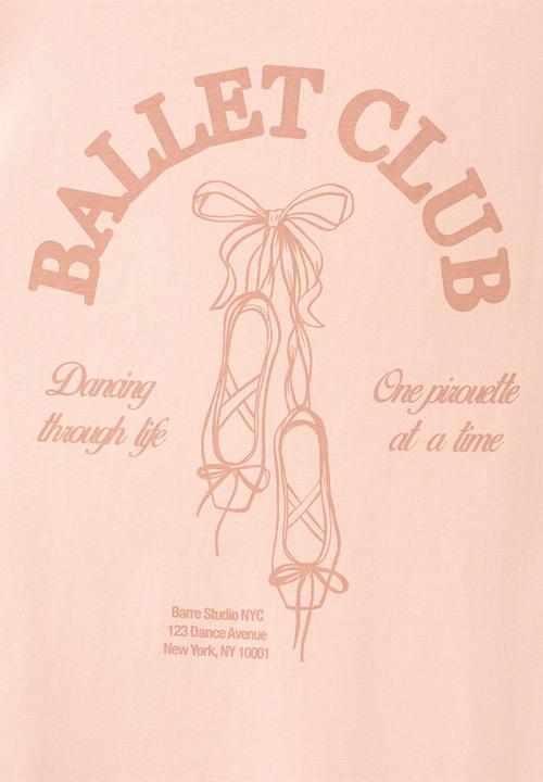 MANGO - T-shirt rin - light/pastel pink