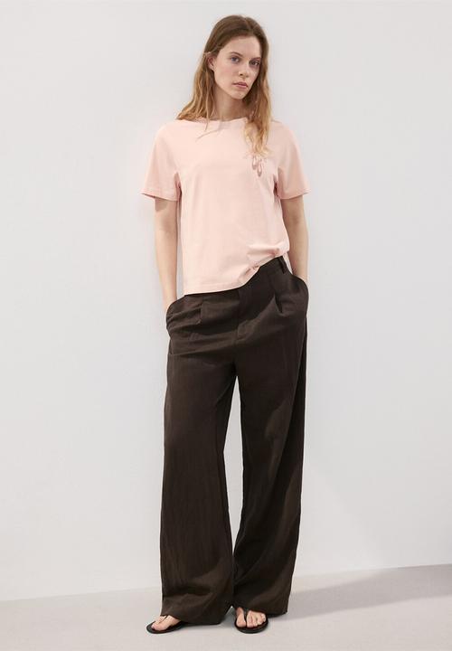 MANGO - T-shirt rin - light/pastel pink
