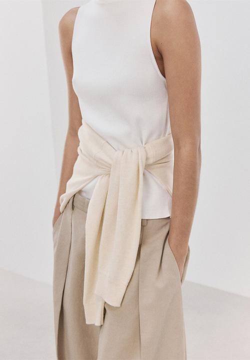 MANGO - Top suenyo - light beige