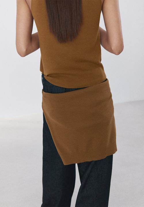 MANGO - Top suenyo  -  dark brown