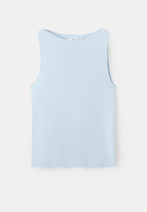 MANGO - Top suenyo - light/pastel blue