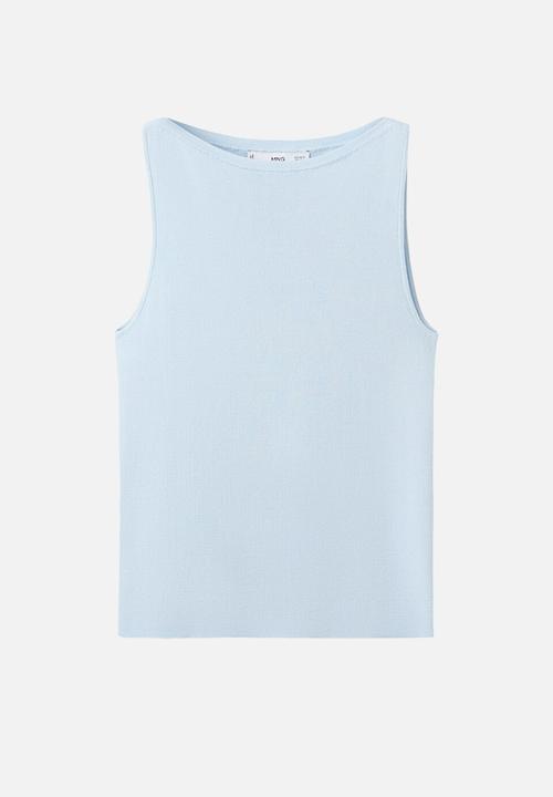 MANGO - Top suenyo - light/pastel blue