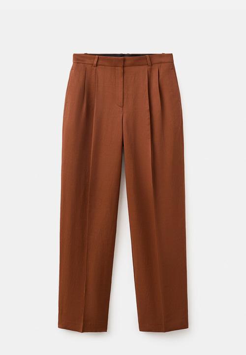 MANGO - Trousers vbbargan - rust/copper