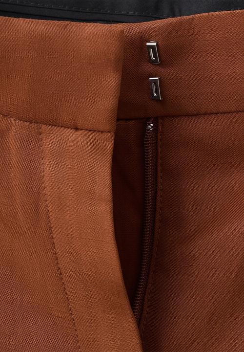 MANGO - Trousers vbbargan - rust/copper