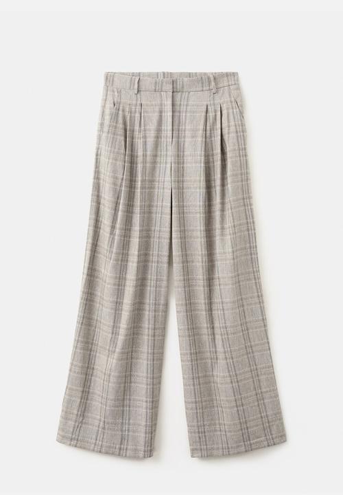 MANGO - Trousers martin - light/pastel grey