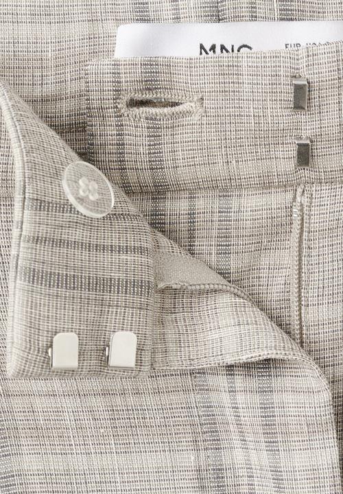 MANGO - Trousers martin - light/pastel grey