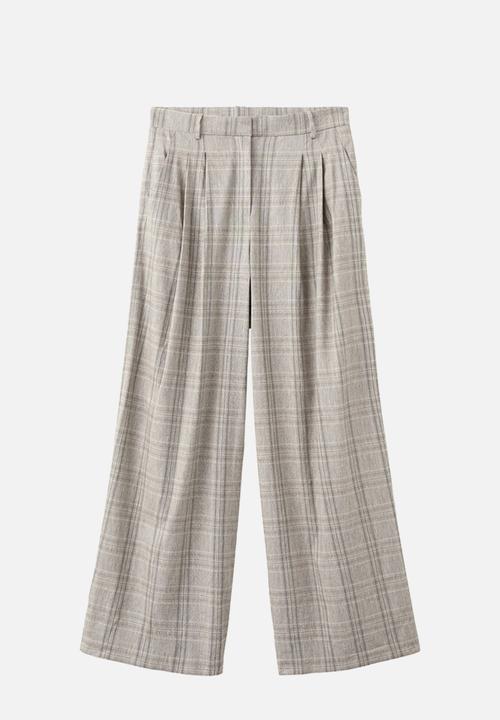 MANGO - Trousers martin - light/pastel grey