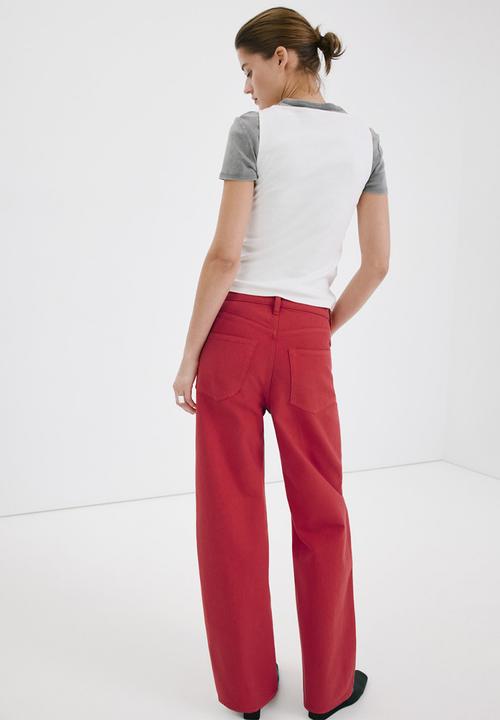 MANGO - Jeans kika - red