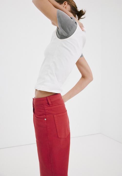 MANGO - Jeans kika - red