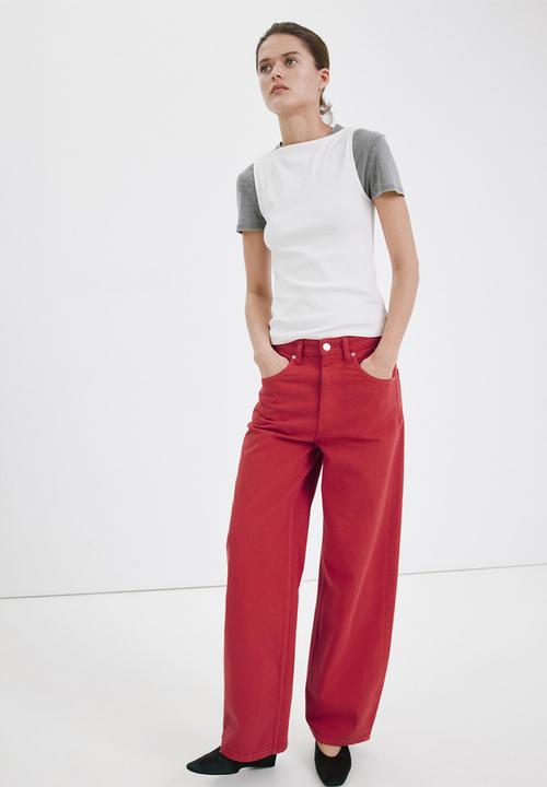 MANGO - Jeans kika - red