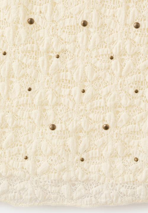 MANGO - Top pati - light beige