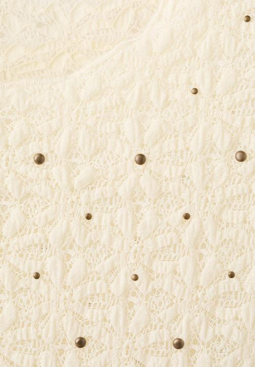 MANGO - Top pati - light beige