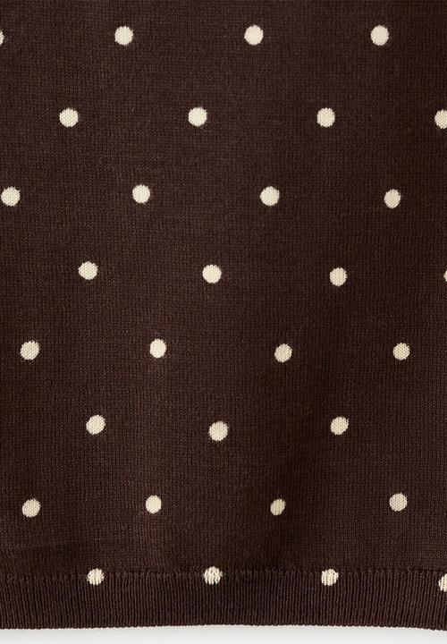 MANGO - Top sevilla - dark brown