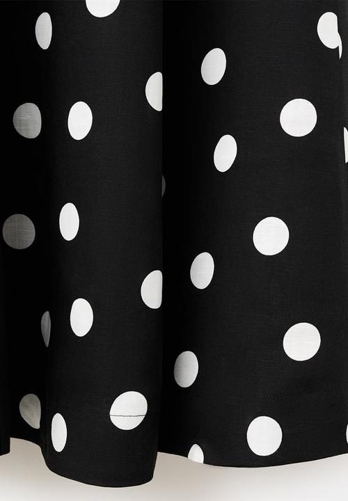MANGO - Dress doty - black