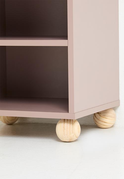 Sixth Floor - Kinder Cube Bedside Table - Pink
