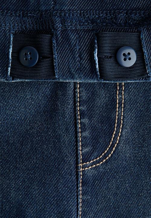 H&M - Wide denim-look trousers - dark denim blue