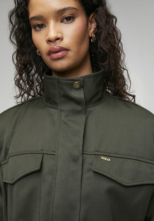 POLO - Wmn Yuri Wool Jacket - Olive