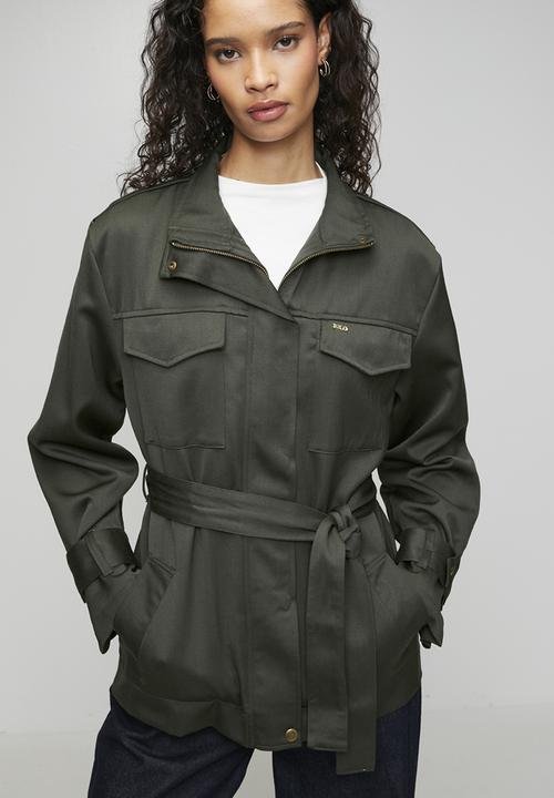 POLO - Wmn Yuri Wool Jacket - Olive